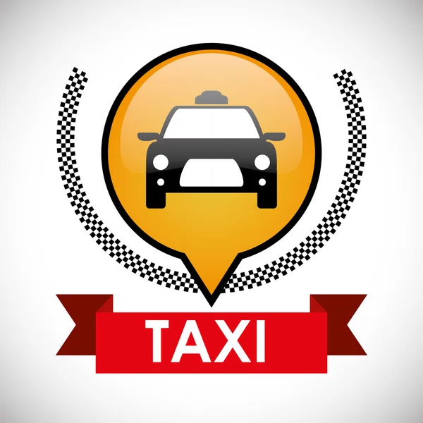 Design de serviço de táxi — Vetor de Stock