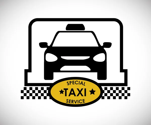 Taksipalvelujen suunnittelu — vektorikuva
