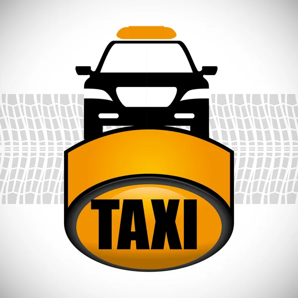 Taksi hizmeti tasarım — Stok Vektör