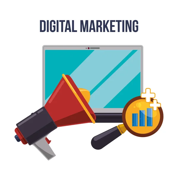 Design digital de marketing — Vector de stoc