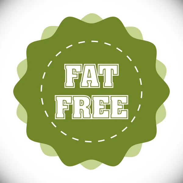 Fat free design — Stock Vector