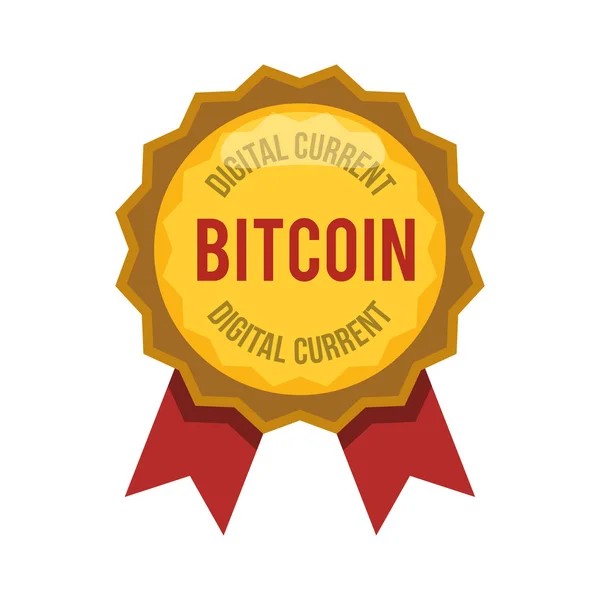 Design bitcoin — Vetor de Stock