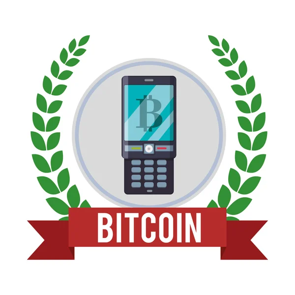 Bitcoin design — Stockový vektor