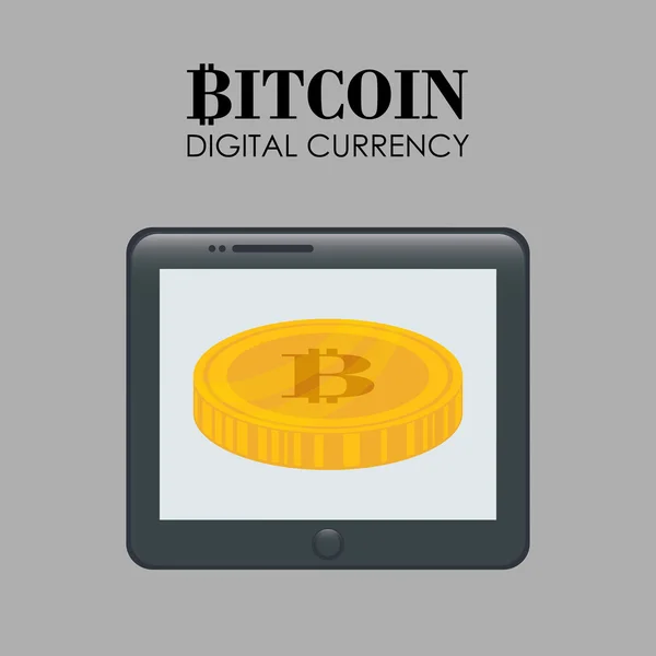 Design bitcoin —  Vetores de Stock