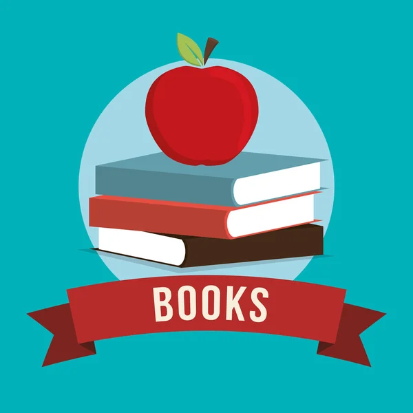 Diseño de libros — Vector de stock