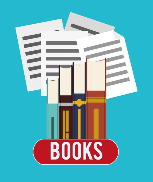 Diseño de libros — Vector de stock