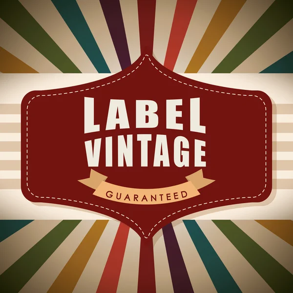 Vintage und Retro Etikettendesign. — Stockvektor