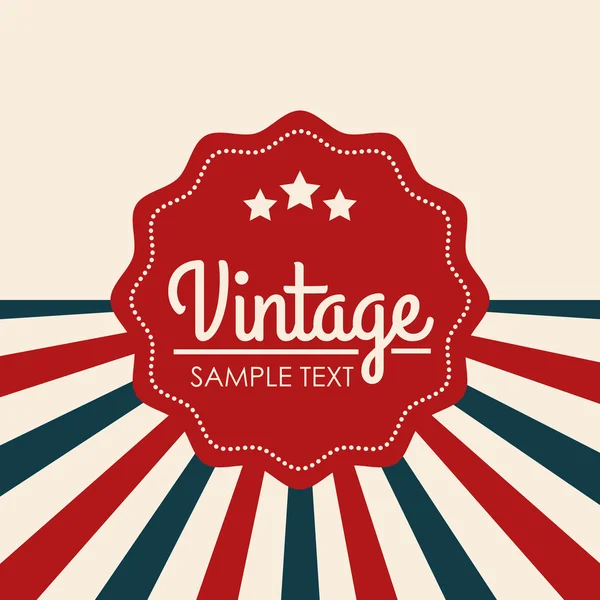 Vintage and retro label design. — Stock Vector