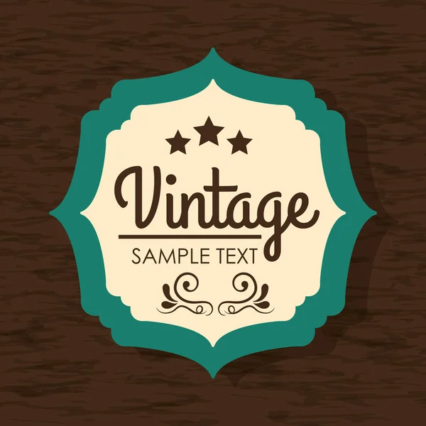 Design d'étiquettes vintage et rétro . — Image vectorielle