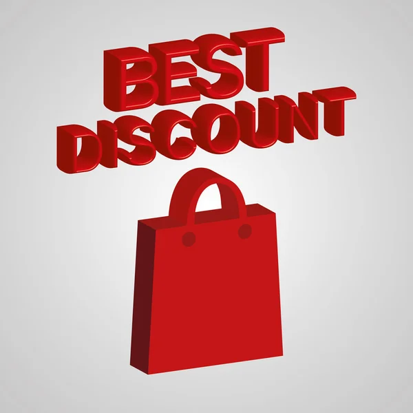 Grandes ventes et offres spéciales shopping — Image vectorielle