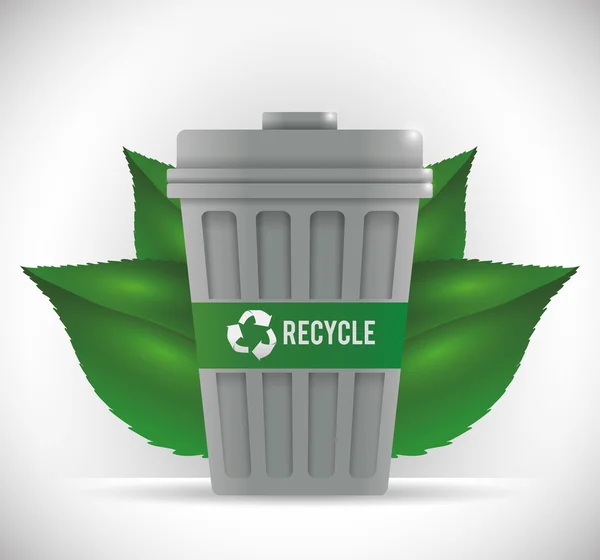 Recycler la conception — Image vectorielle