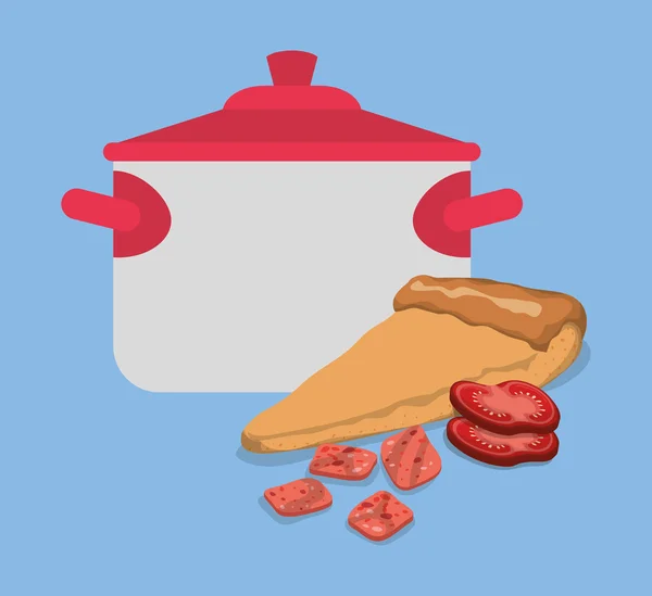Home Дизайн кухонних іконок — стоковий вектор