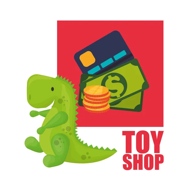 Toy shop design — Stock vektor