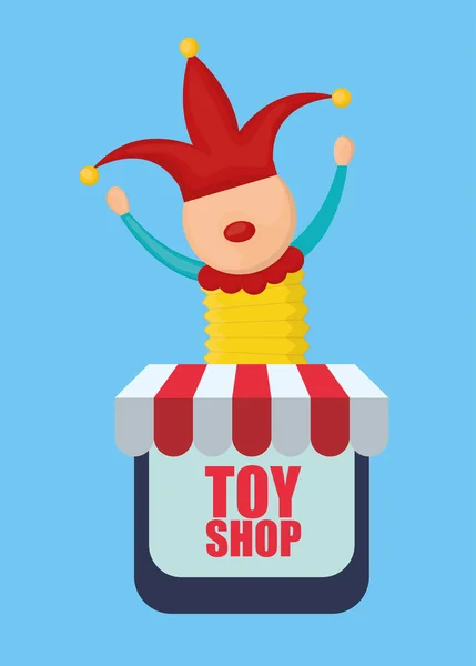 Toy shop design — Stock Vector