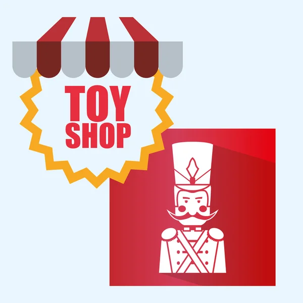 Іграшка магазин дизайн — стоковий вектор