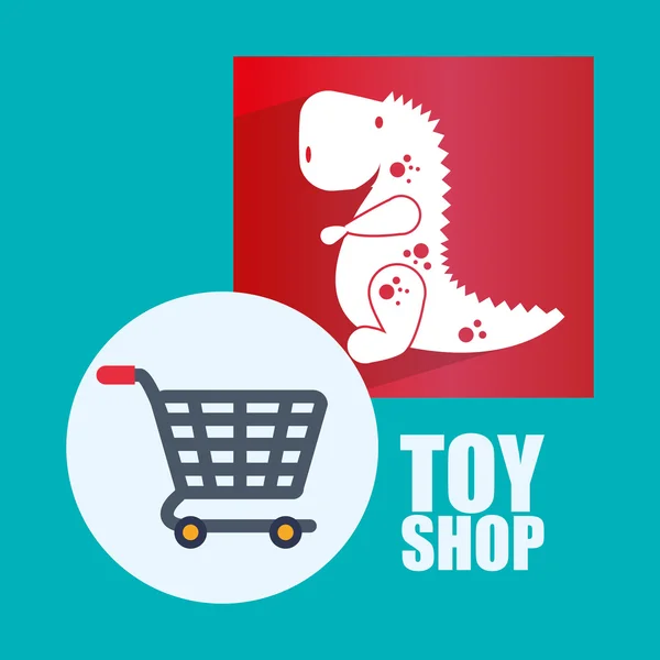 Toy shop design — Stock vektor