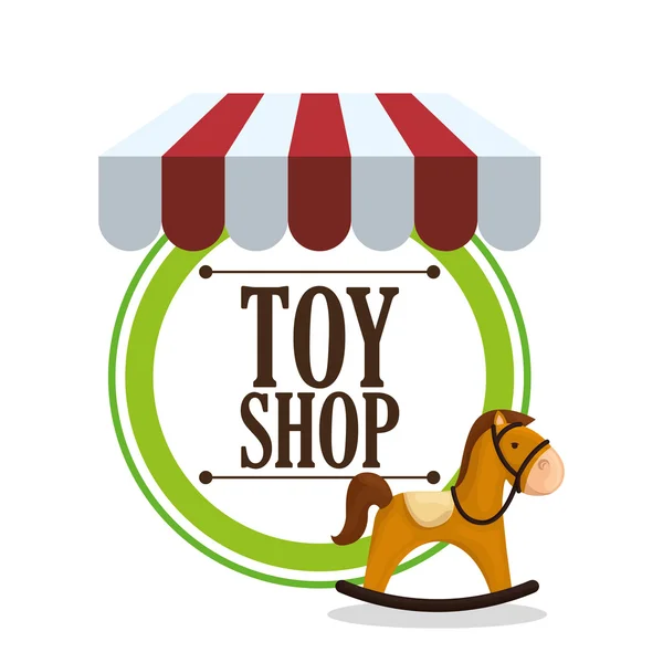 Toy shop design — Stock Vector