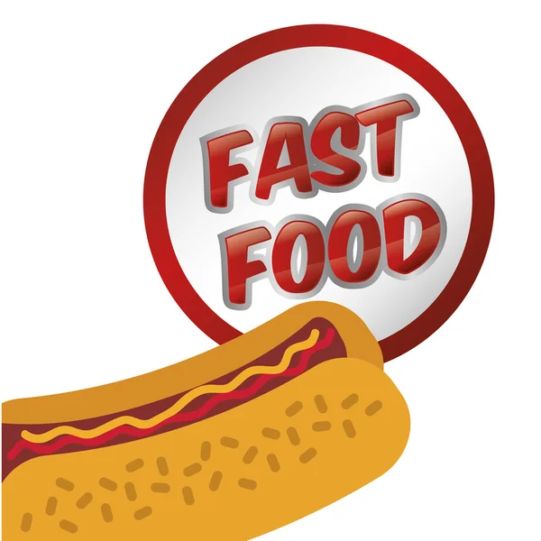 Design de fast food — Vetor de Stock