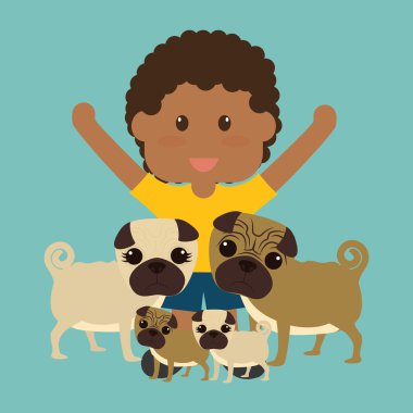 Evcil hayvan sevgi tasarım