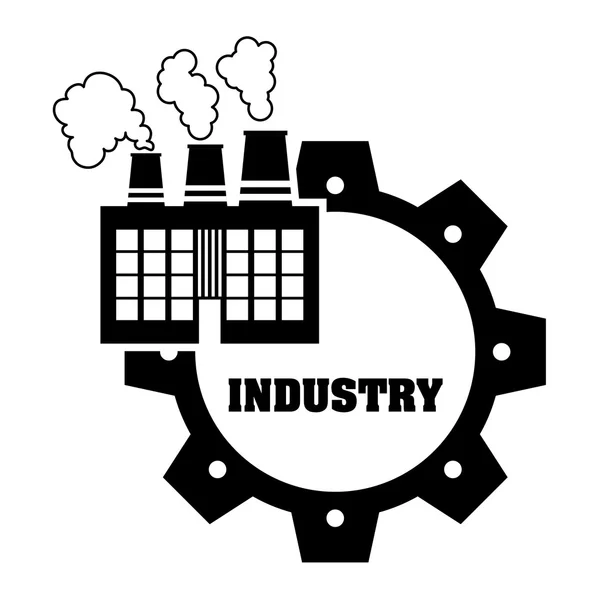 Εργοστάσιο, βιομηχανία και επιχειρηματικό σχέδιο — Διανυσματικό Αρχείο