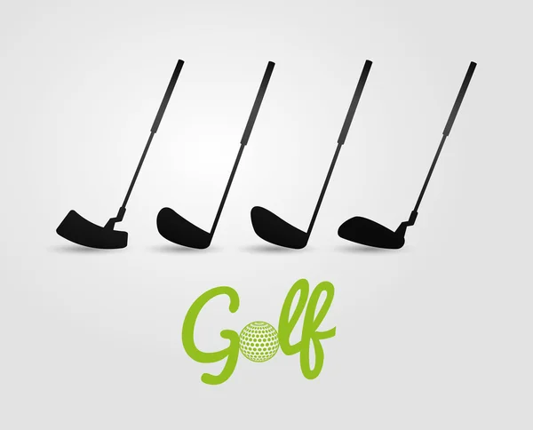 Golfe design desportivo —  Vetores de Stock