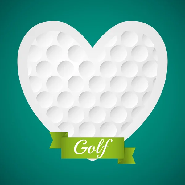 ゴルフ スポーツ デザイン — ストックベクタ