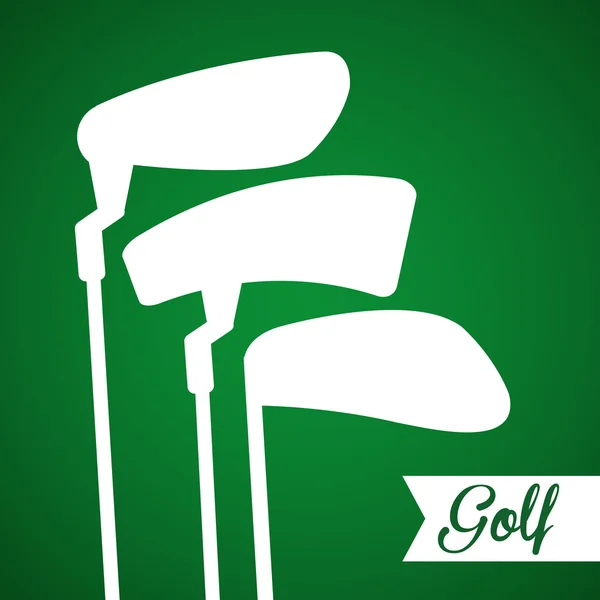 Diseño deportivo de golf — Vector de stock