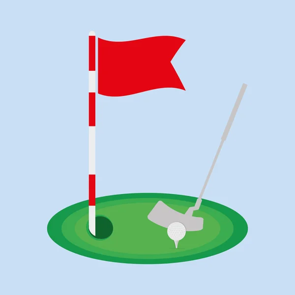 Design sportif golf — Image vectorielle