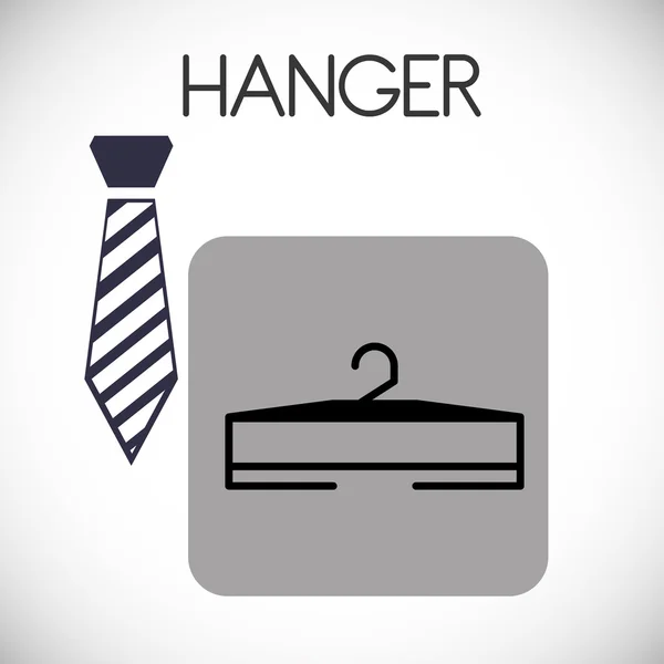 Hanger design — Stock Vector