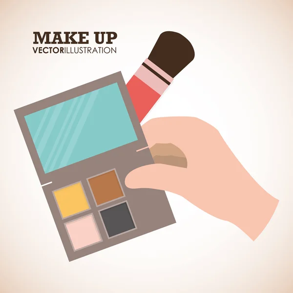 Make-up ontwerp — Stockvector