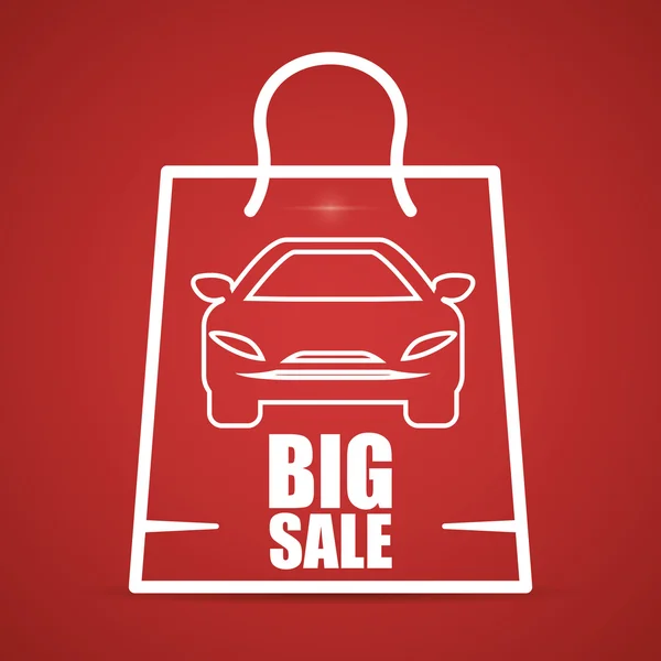 Πώληση σχεδιασμό των αυτοκινήτων — Διανυσματικό Αρχείο