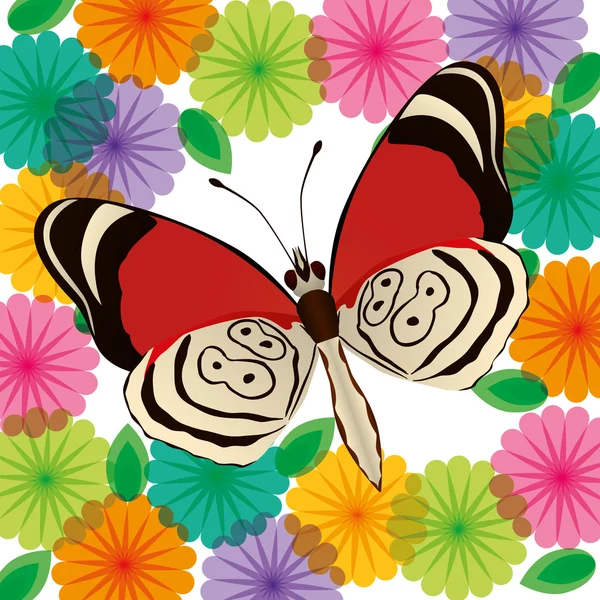 Diseño de mariposa — Archivo Imágenes Vectoriales