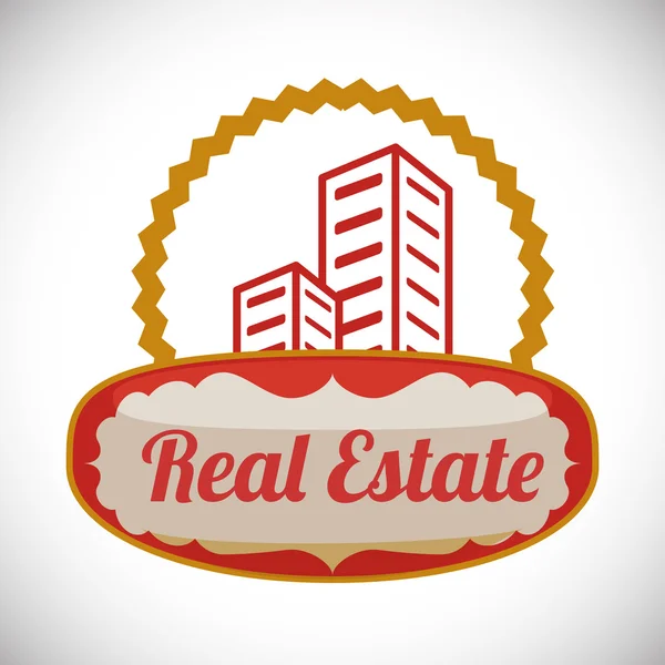 Real estate design — Stock Vector