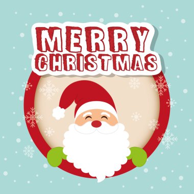 Mutlu noel kartı tasarımı