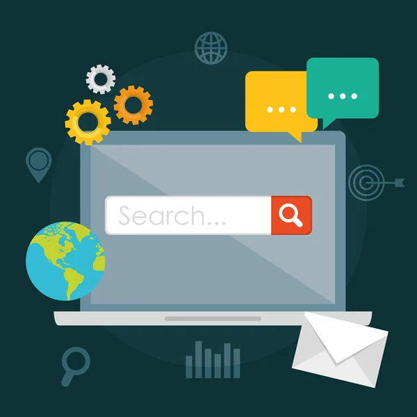 Search Engine Optimization ontwerp — Stockvector