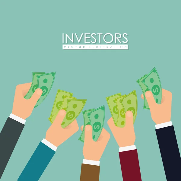 Inversores empresariales — Vector de stock