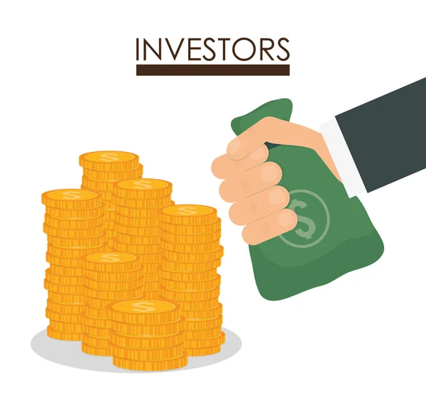 Inversores empresariales — Vector de stock