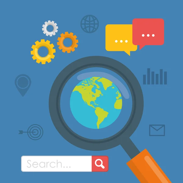 Search Engine Optimization projekt — Wektor stockowy