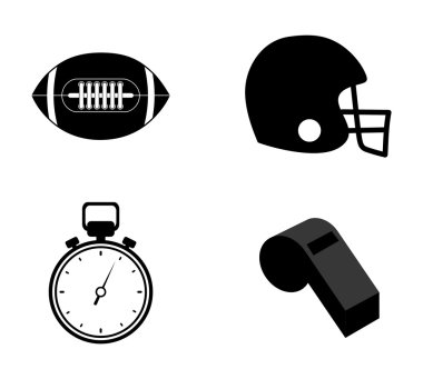 Amerikan futbolu spor tasarım.