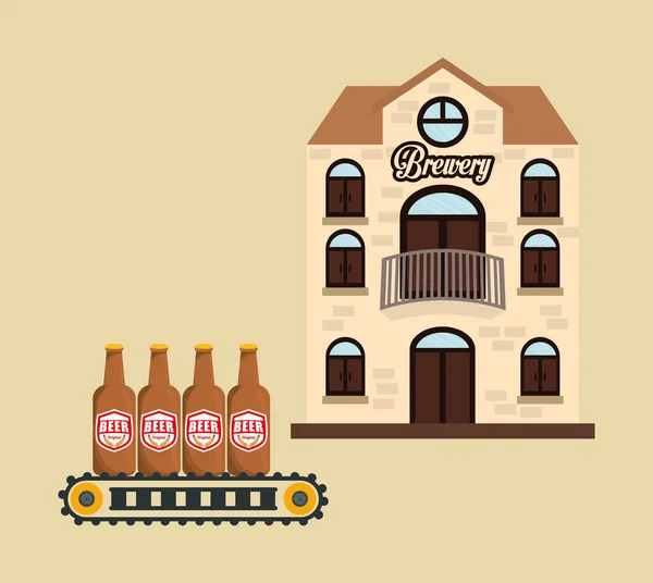 ビール業界のデザイン — ストックベクタ