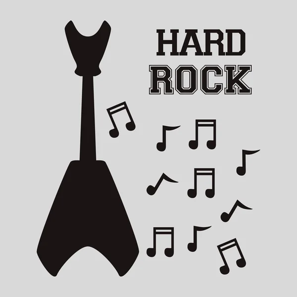 Desain hard rock - Stok Vektor