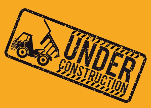 Under construction design — Stock Vector