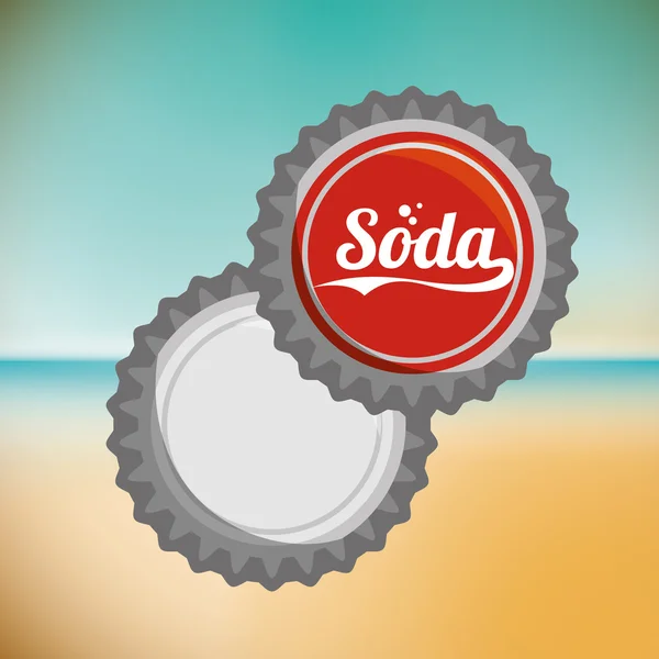 Diseño de soda — Vector de stock