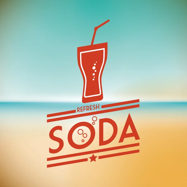 Soda-Design — Stockvektor