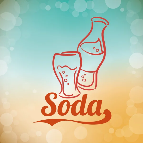 Soda-Design — Stockvektor