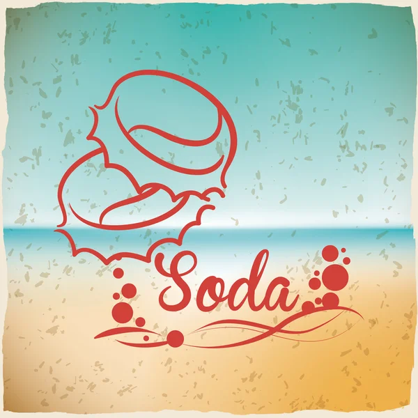 Soda-Design — Stockvektor
