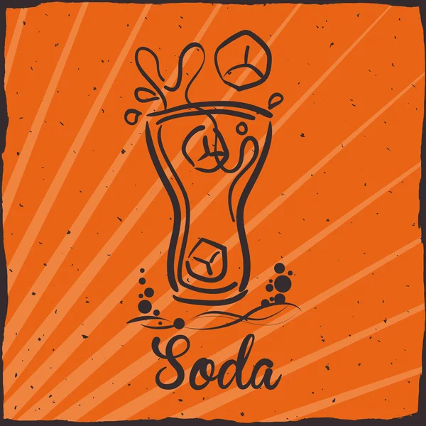 Soda-Design — Stockvektor