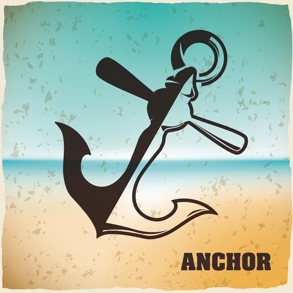 Anchor design — Stock Vector