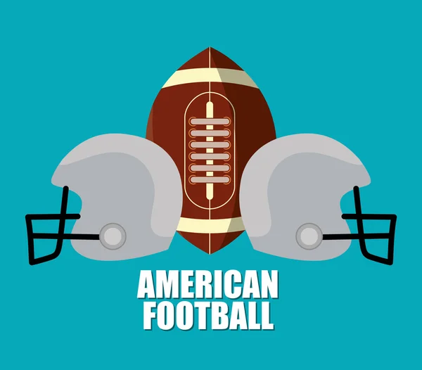 Americký fotbal sportovní design. — Stockový vektor