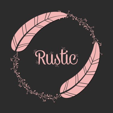 Rustik grafik tasarım